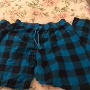 Girls blue pajama pants